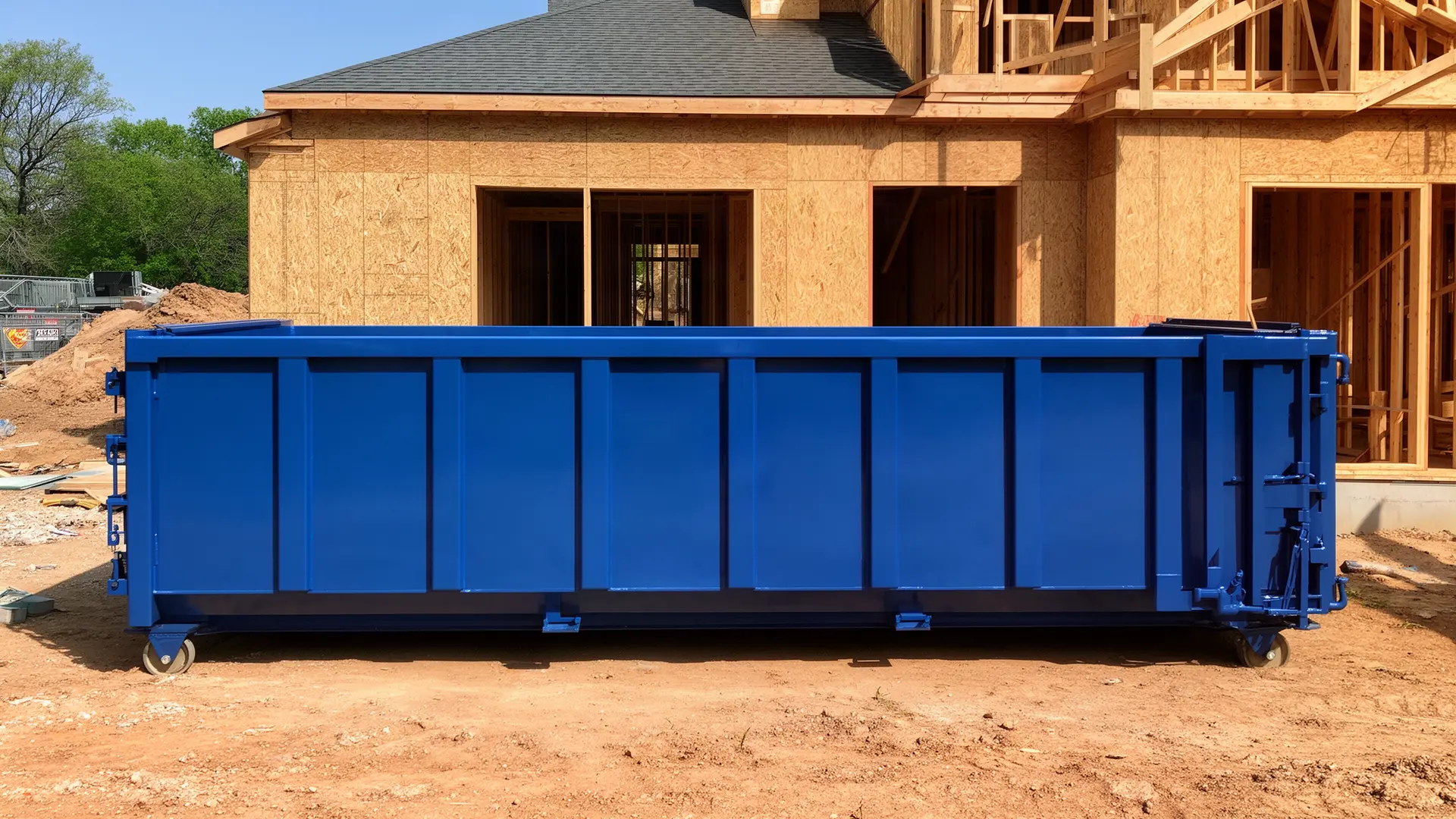 Roll-off dumpster from Sycamore Creek Dumpster Rental in Asheville, NC